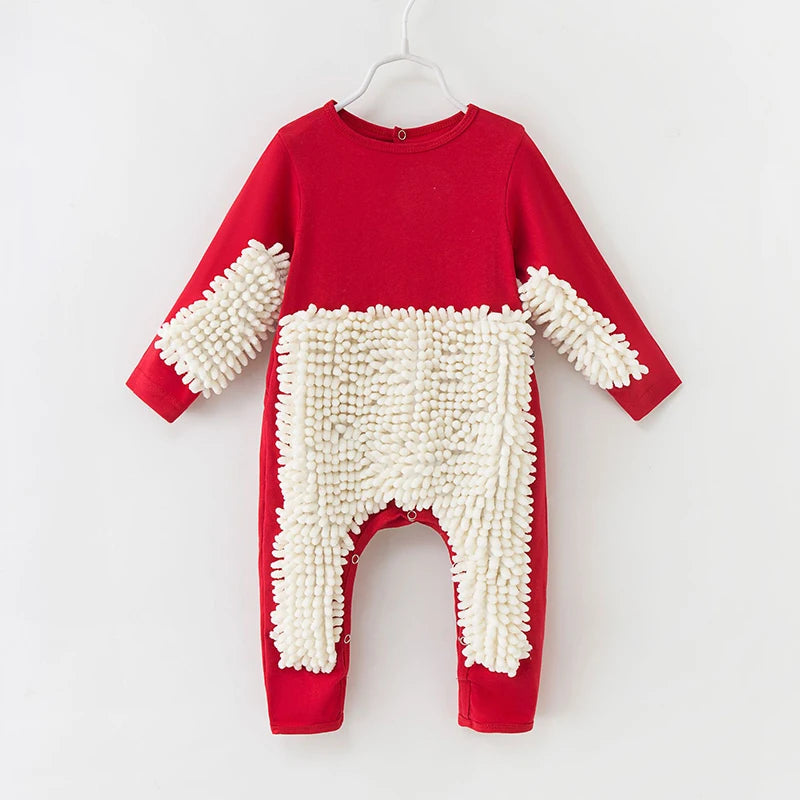 Mopster Baby Crawling Mopping Romper