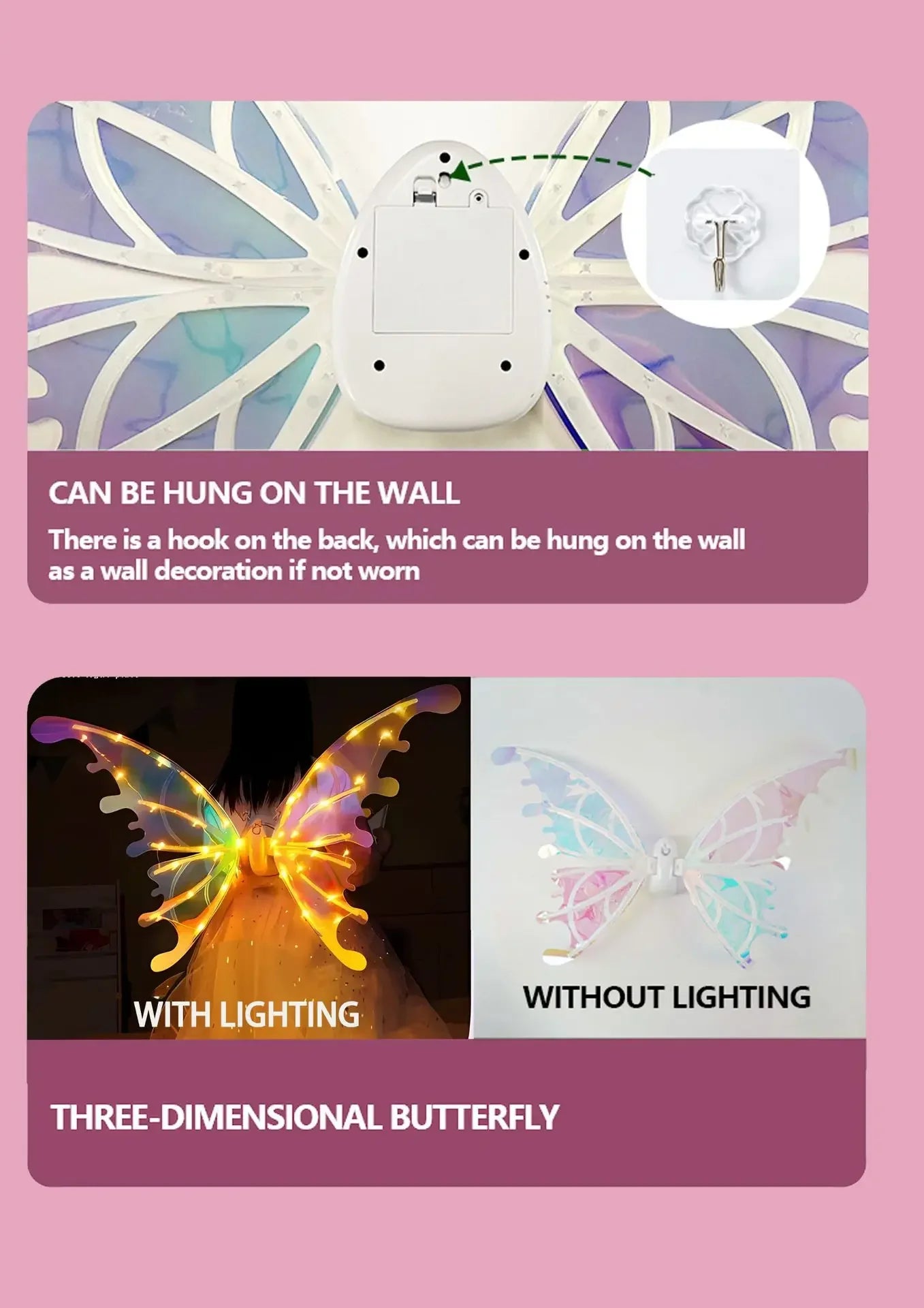 Electric Butterfly Wings for Dogs