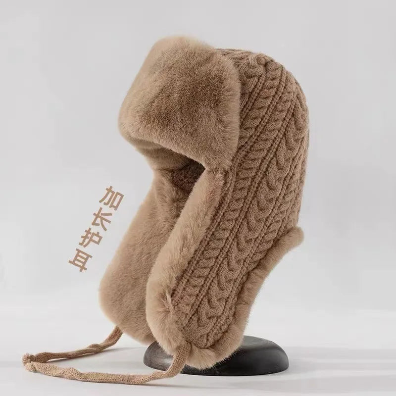 Winter Fleece Thickened Woolen Hat