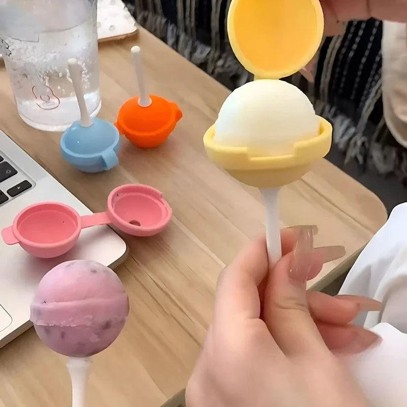 Lollipop Ice Cream Maker, Homemade Popsicle Molds