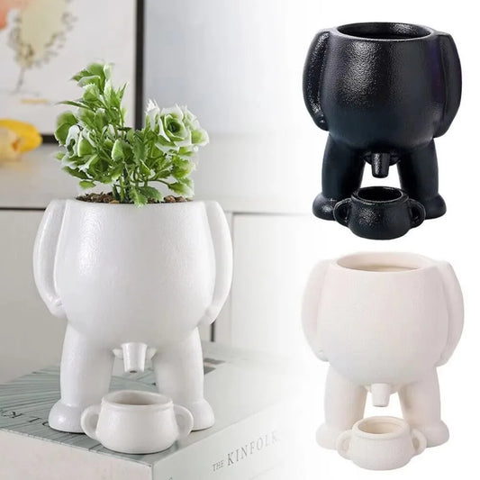 Peeing Plant Pot