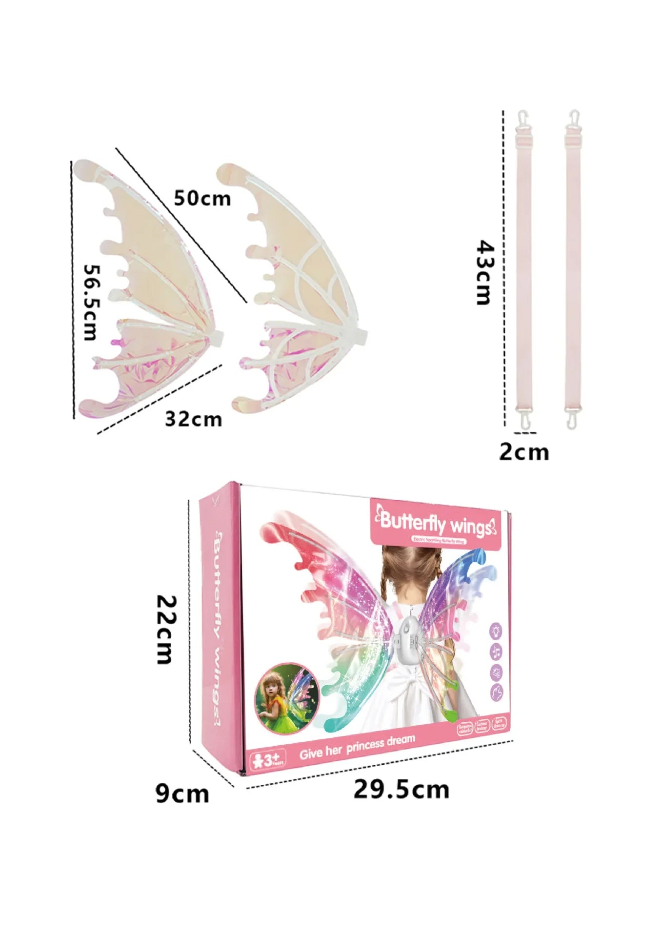 Electric Butterfly Wings for Dogs