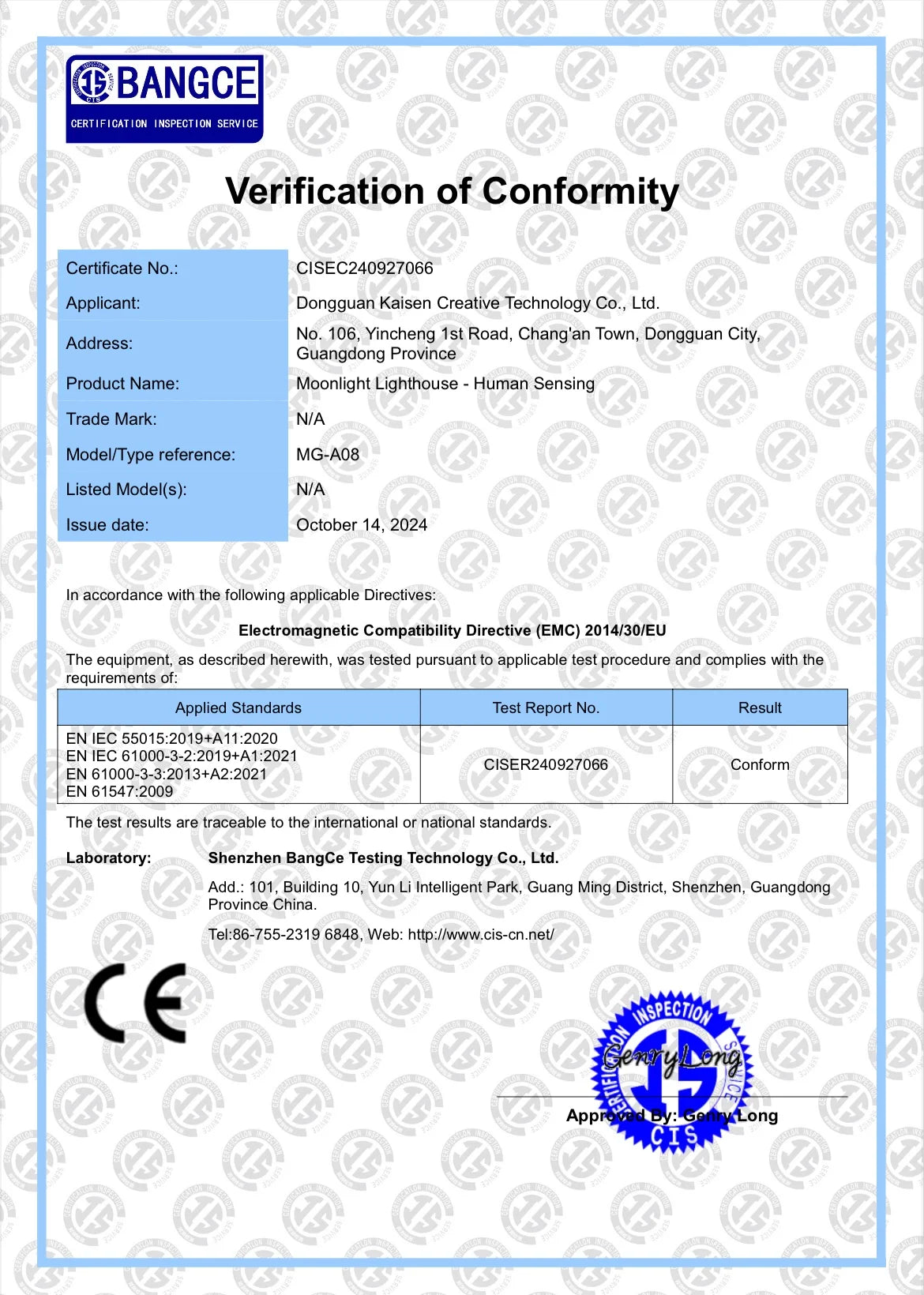 Lighthouse Moon Projector