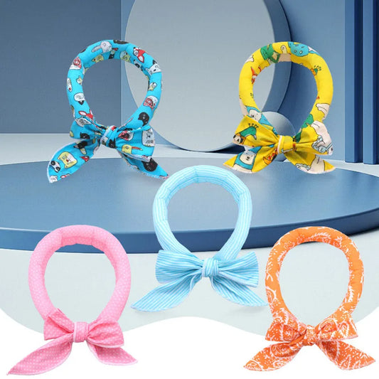 Summer Pet Cooling Ice Scarf Collar