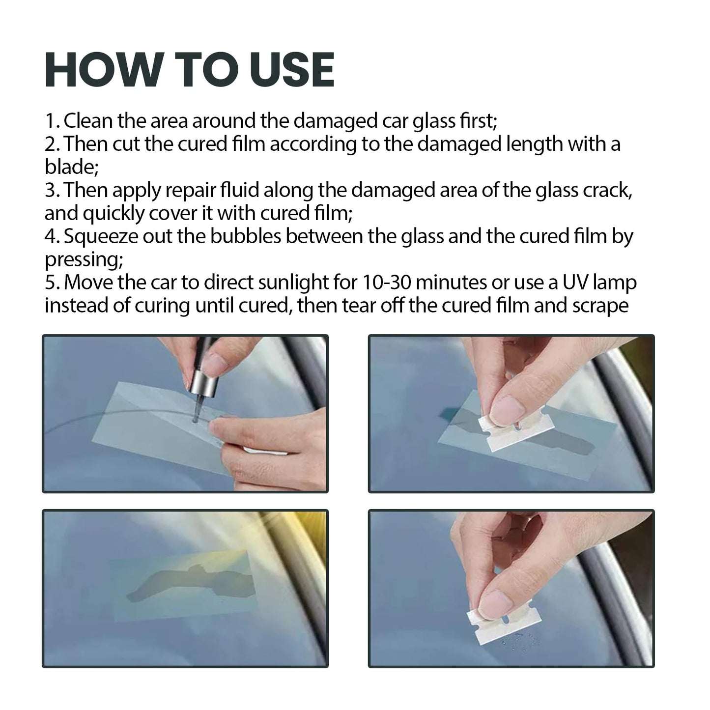 Cracked Glass Repair Kit