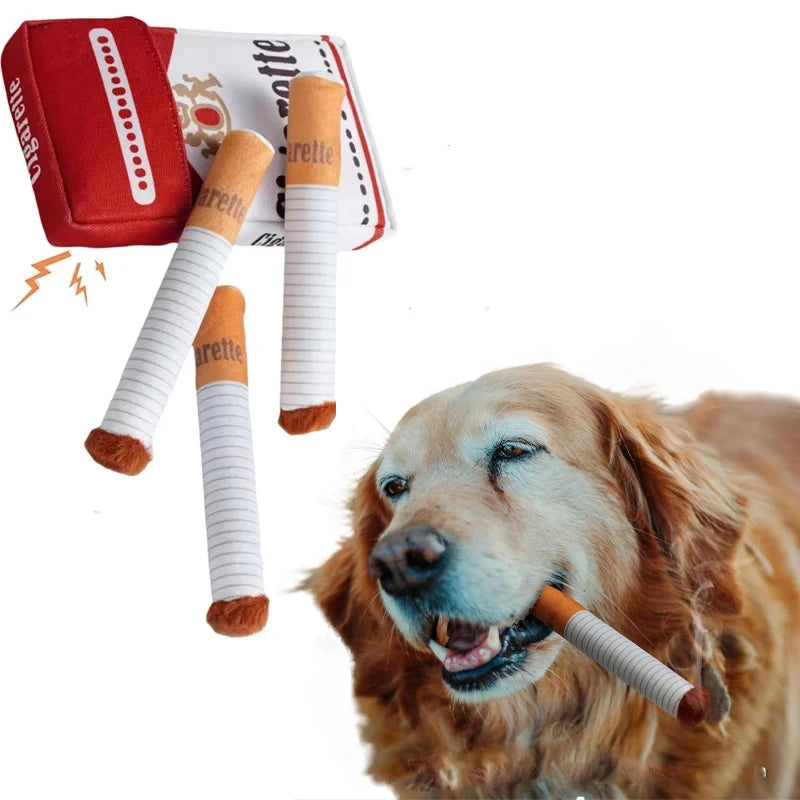 Cigarette Dog Toy