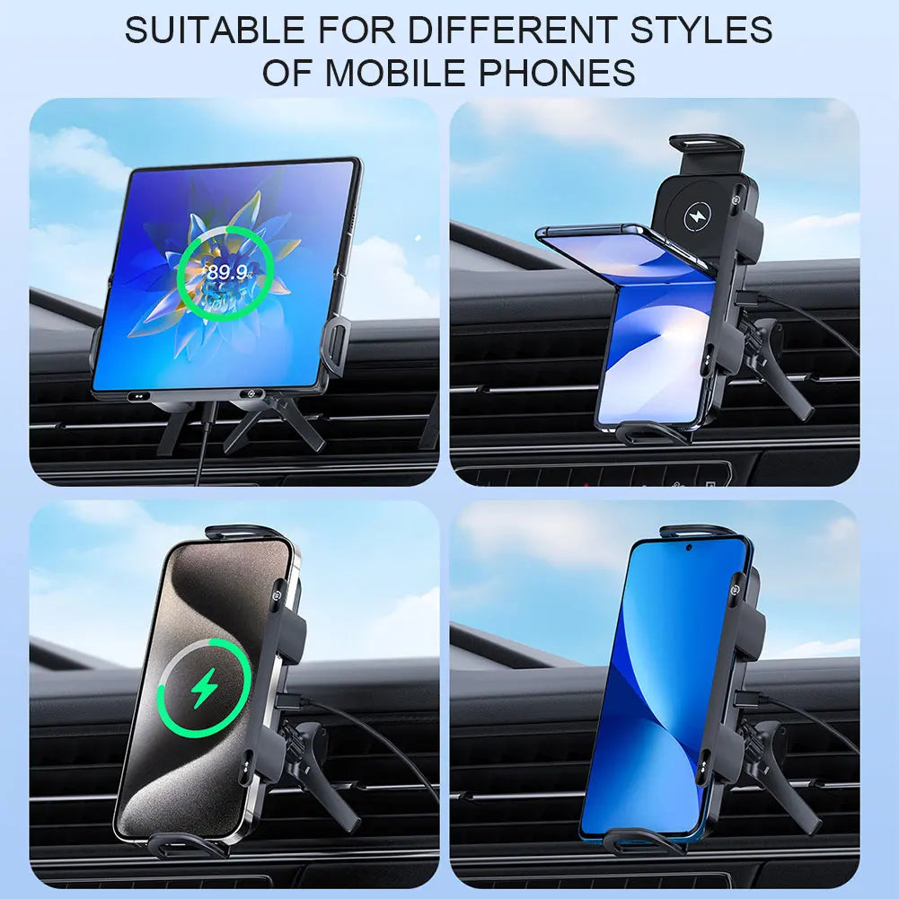 2 in 1 Auto Rotating Phone Holder