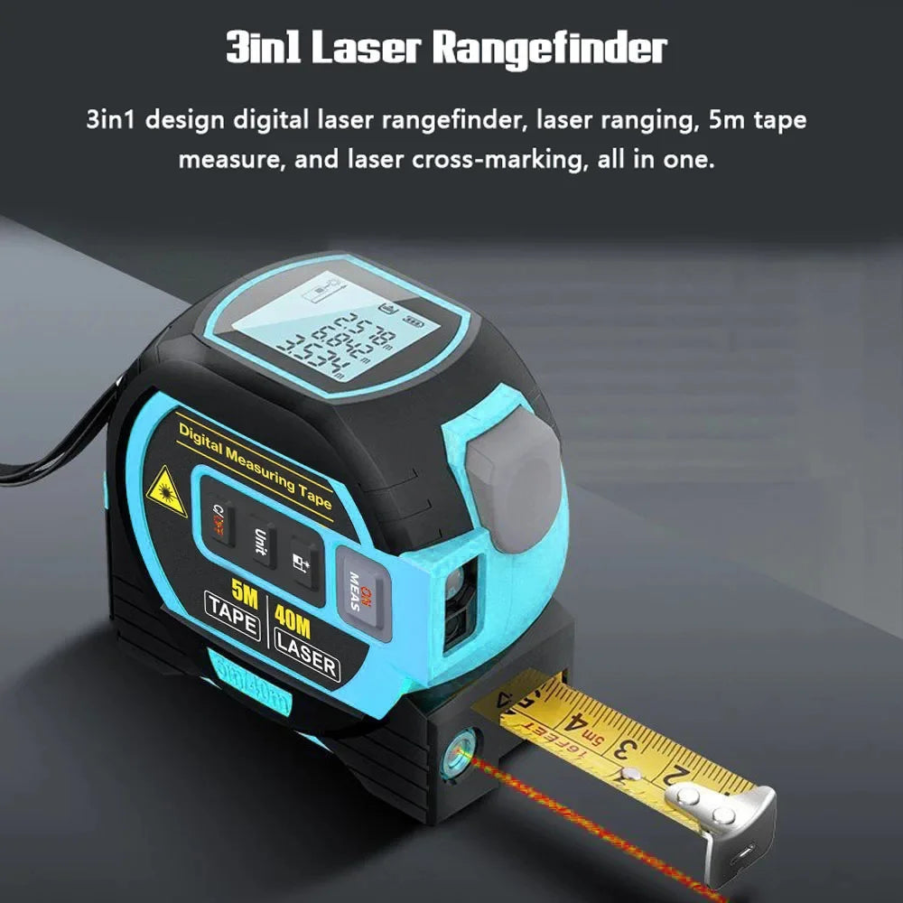 3In1 Laser Tape Measure 40M / 60M