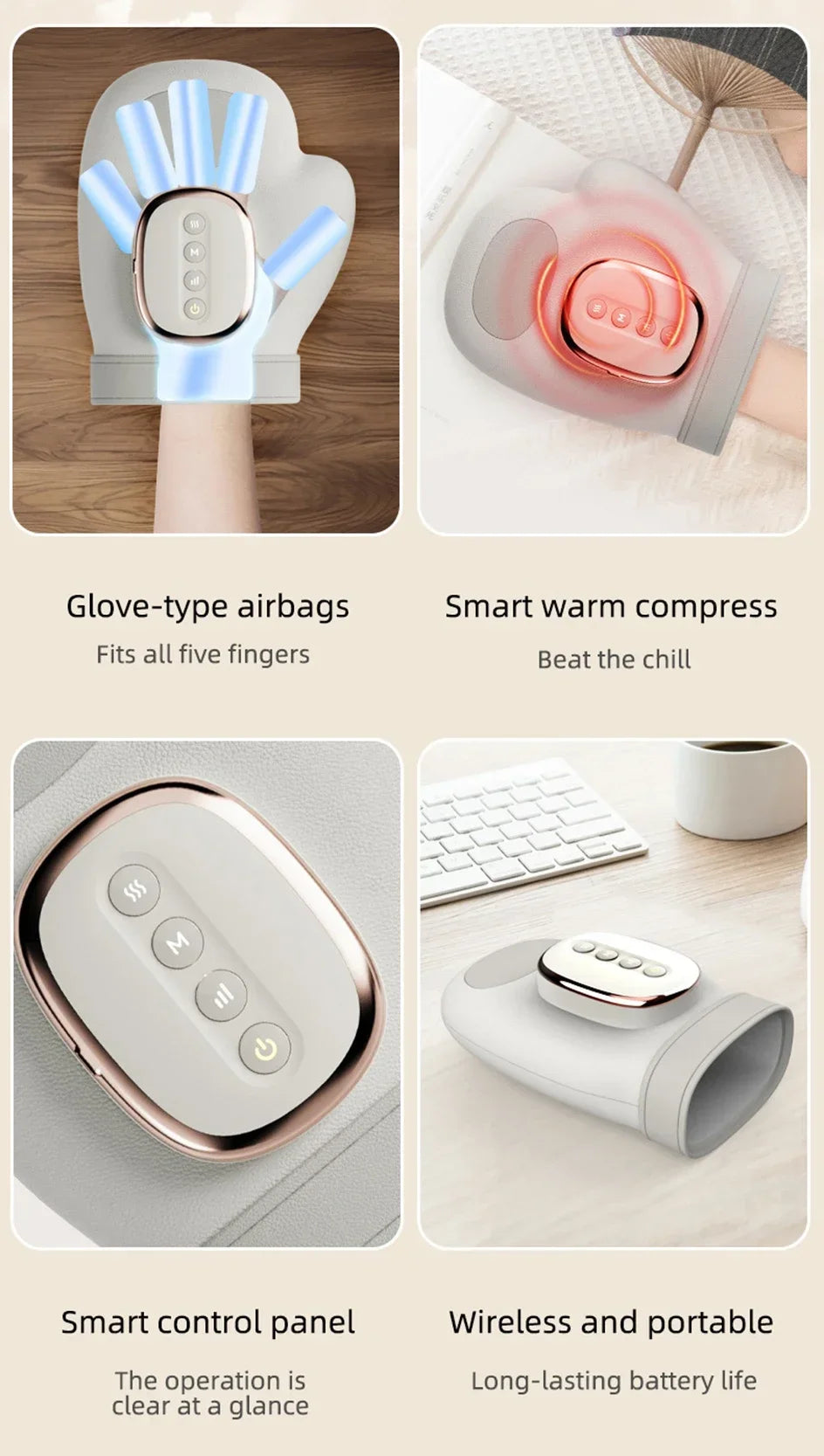 Hand Massager with Heat Therapy