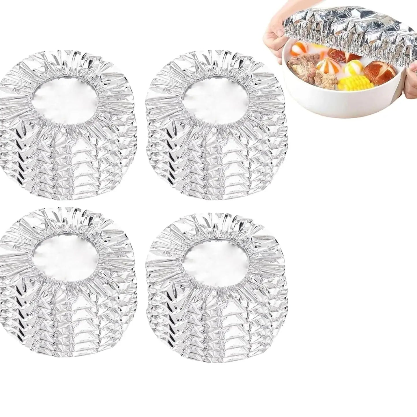 Reusable Aluminum Foil Food Covers
