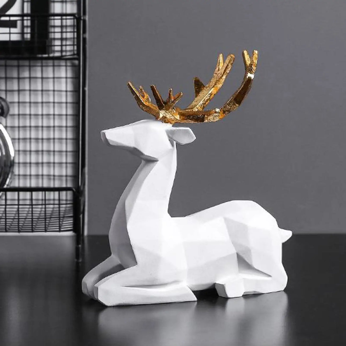 Elk Decor Statue Sculpture