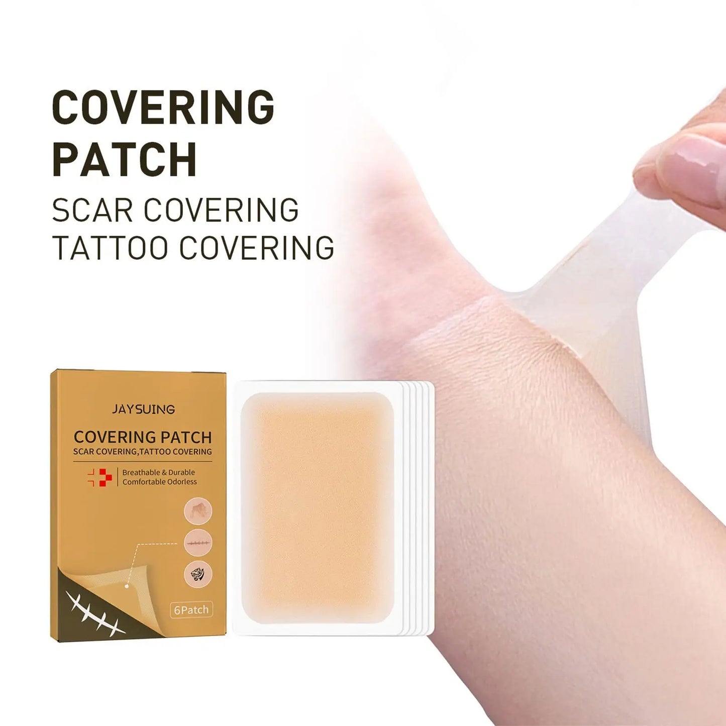 Tattoo And Scar Cover Up Patch (6 pcs)