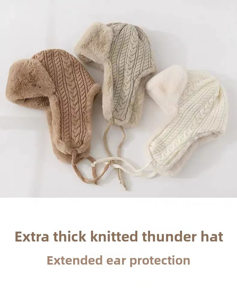 Winter Fleece Thickened Woolen Hat