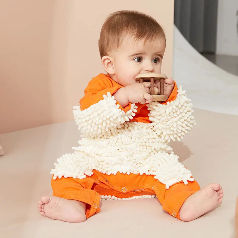 Mopster Baby Crawling Mopping Romper