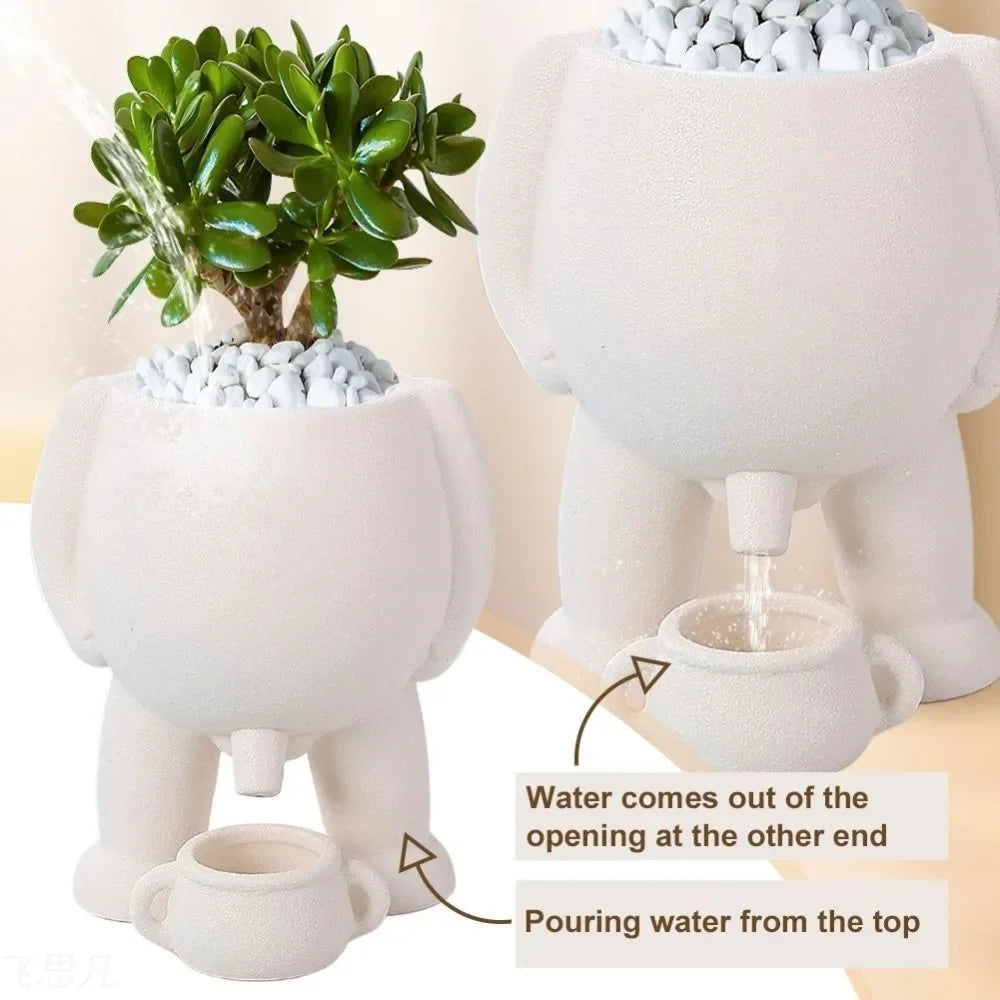 Peeing Plant Pot