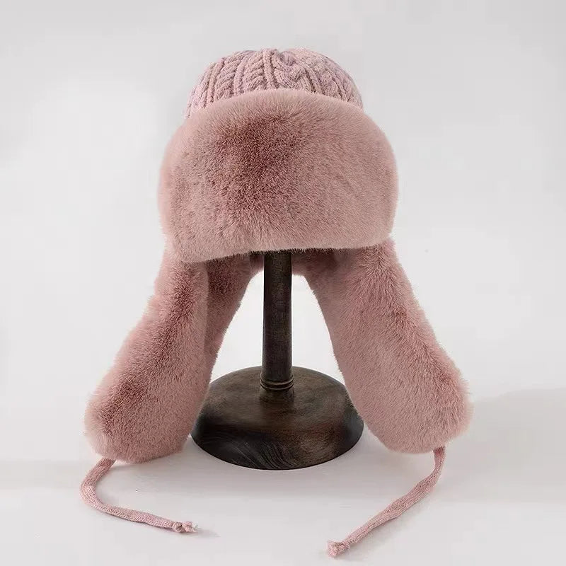 Winter Fleece Thickened Woolen Hat