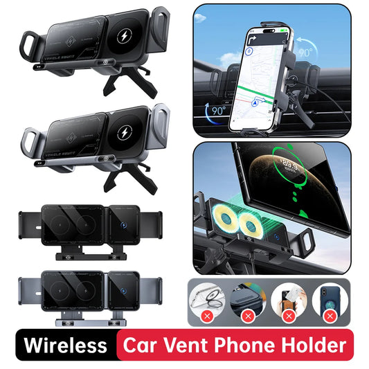 2 in 1 Auto Rotating Phone Holder
