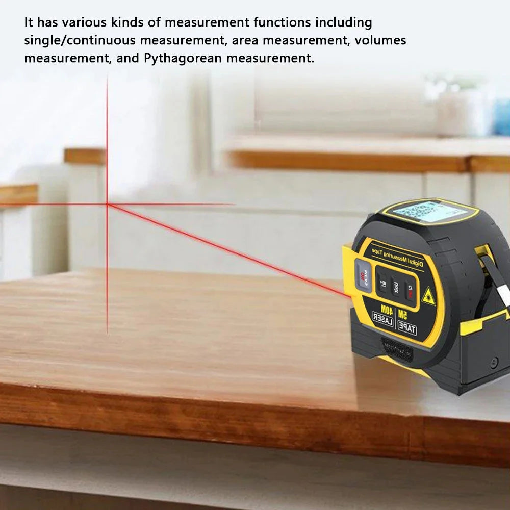 3In1 Laser Tape Measure 40M / 60M