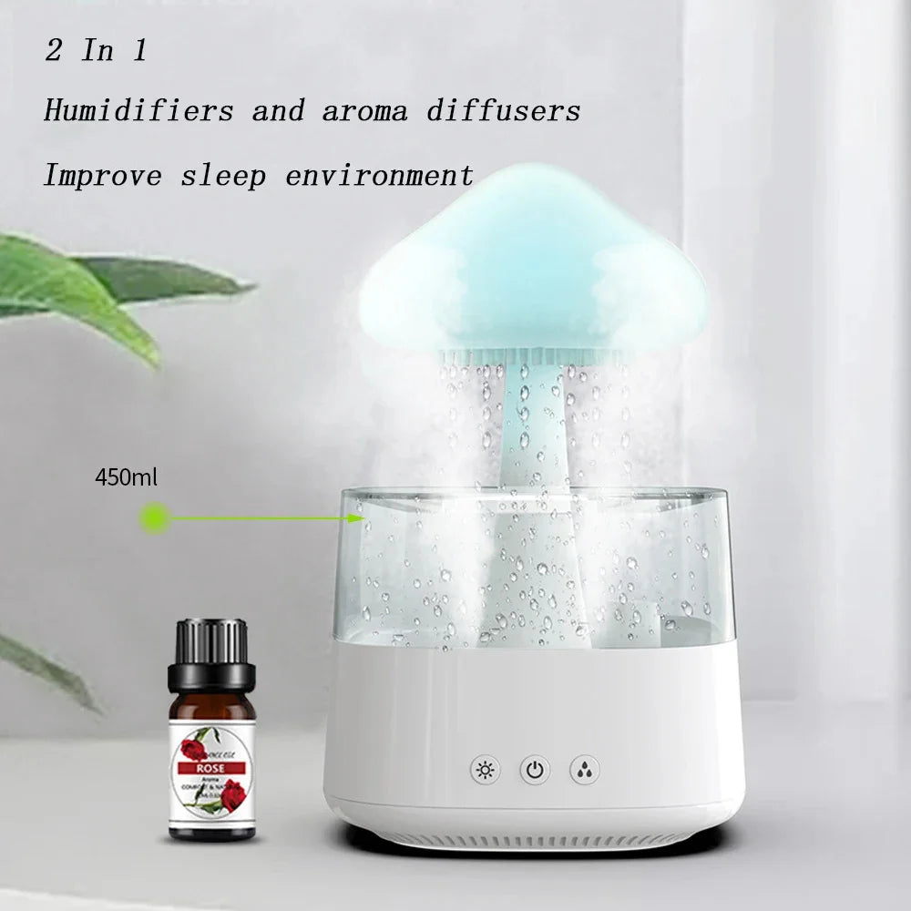 Cloud Raindrop Humidifier