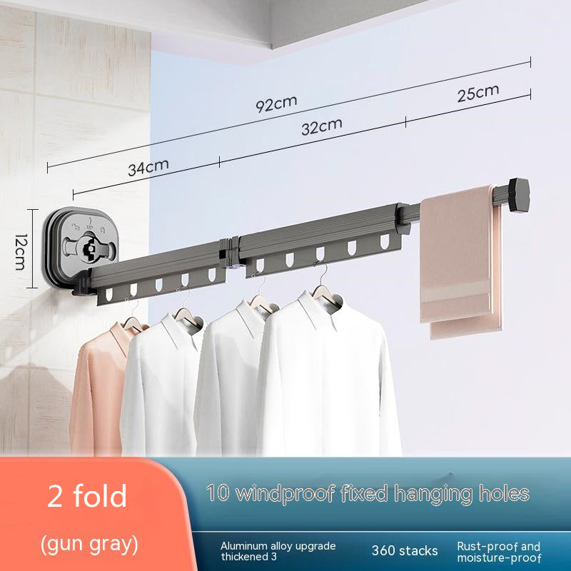 Retractable Clothes Drying Rack