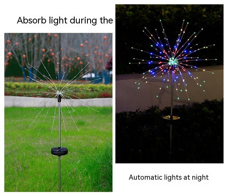 Solar Fireworks Lamp