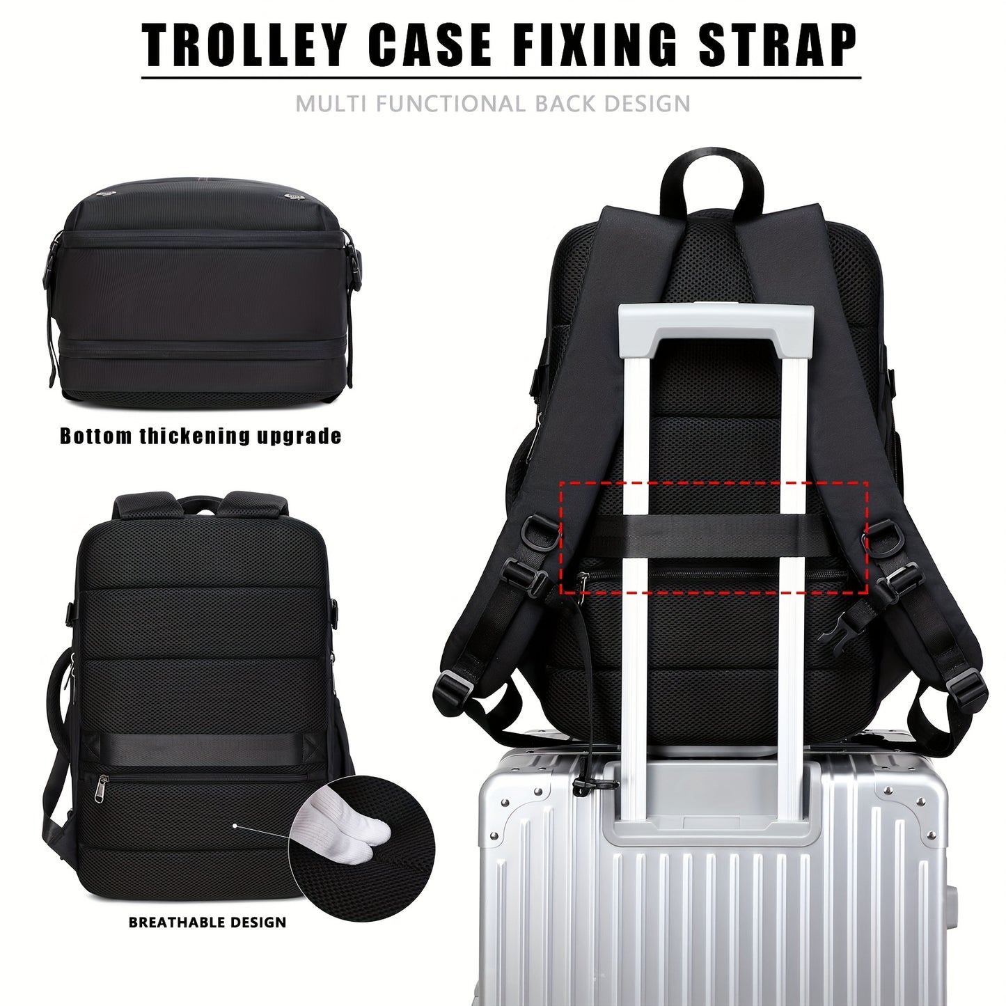 Expandable Vacuum Compression Backpack